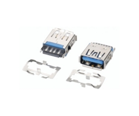 C14011 USB 3.0 AF 焊线式LY带弹片