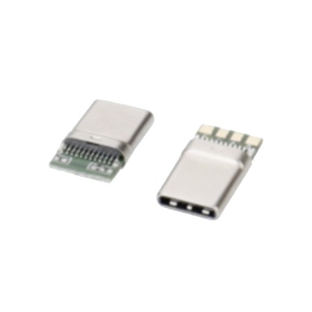 C17031-X04 USB TYPE-C拉伸款2.0 4个焊点
